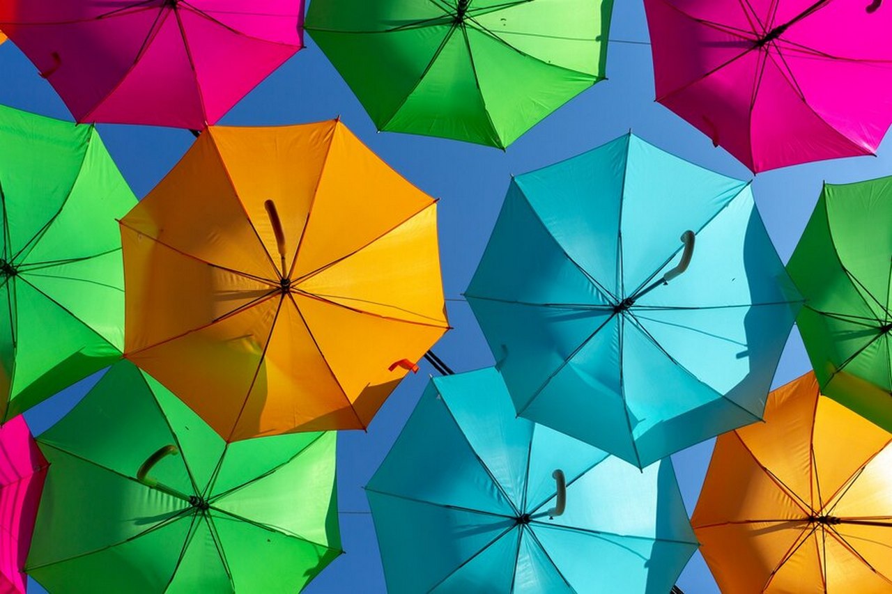 parasolki z logo